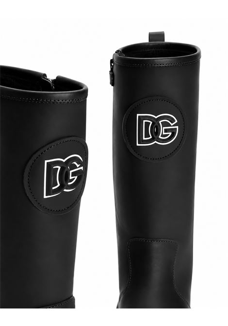 Stivali con logo DOLCE & GABBANA KIDS | D11436 A3M468B956